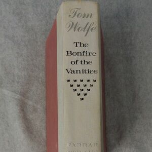Vintage Tom Wolfe The Bonfire Of The Vanities Hard Cover Book 1987